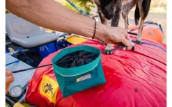 Ruffwear Quencher Cinch Top Dog Bowl For Travel M Tumalo Teal -Ruffwear 592159 4304159