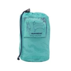 Ruffwear Dirtbag Dog Towel -Ruffwear Ruffwear Dirtbag Dog Towel Aurora Teal NZ 05