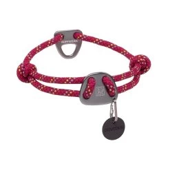 Ruffwear Knot-a-Collar Dog Collar -Ruffwear Ruffwear Knot a Collar Dog Collar Hibiscus Pink NZ
