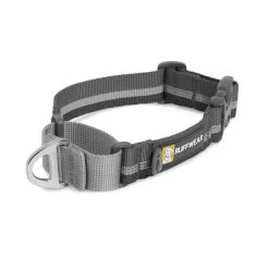 Ruffwear Web Reaction Martingale Dog Collar -Ruffwear Ruffwear Web Reaction Collar Granite Grey NZ Further Faster NZ 02