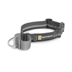 Ruffwear Web Reaction Martingale Dog Collar -Ruffwear Ruffwear Web Reaction Collar Granite Grey NZ Further Faster NZ 03