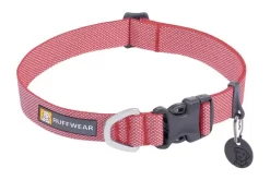 Ruffwear Hi & Light Lightweight Dog Collar Salmon Pink