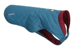 Ruffwear Stumptown Quilted Dog Coat Metolius Blue