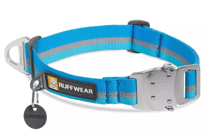 Ruffwear Top Rope Blue Dusk Collar 1 Ruffwear Top Rope Blue Dusk Collar